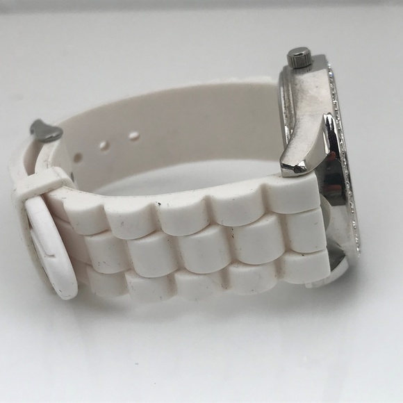 Game Time Women NY Watch White Silicon Rubber Band - Picture 7 of 8